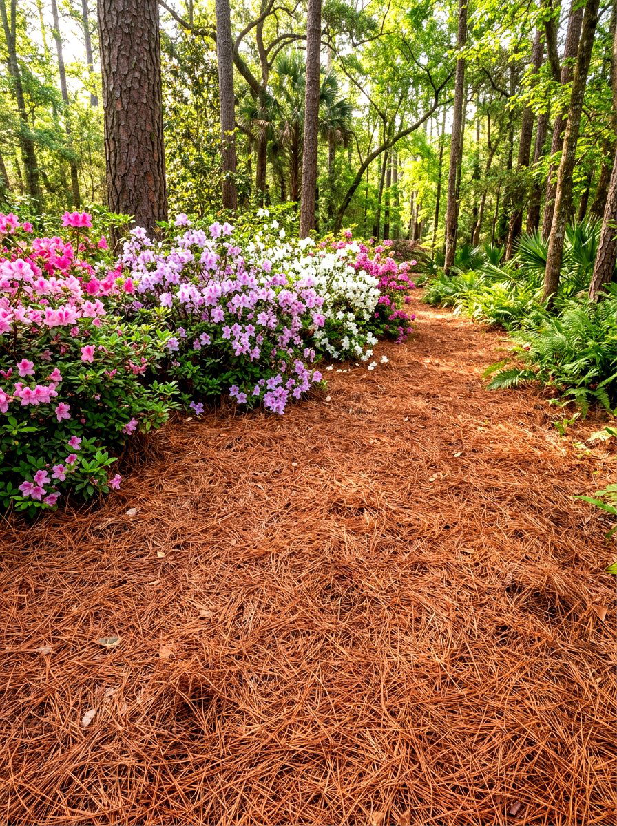 Pine Needle - 30 woodland garden ideas