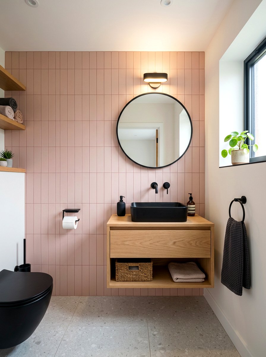 Pink Cloakroom Decor - 30 cloakroom ideas