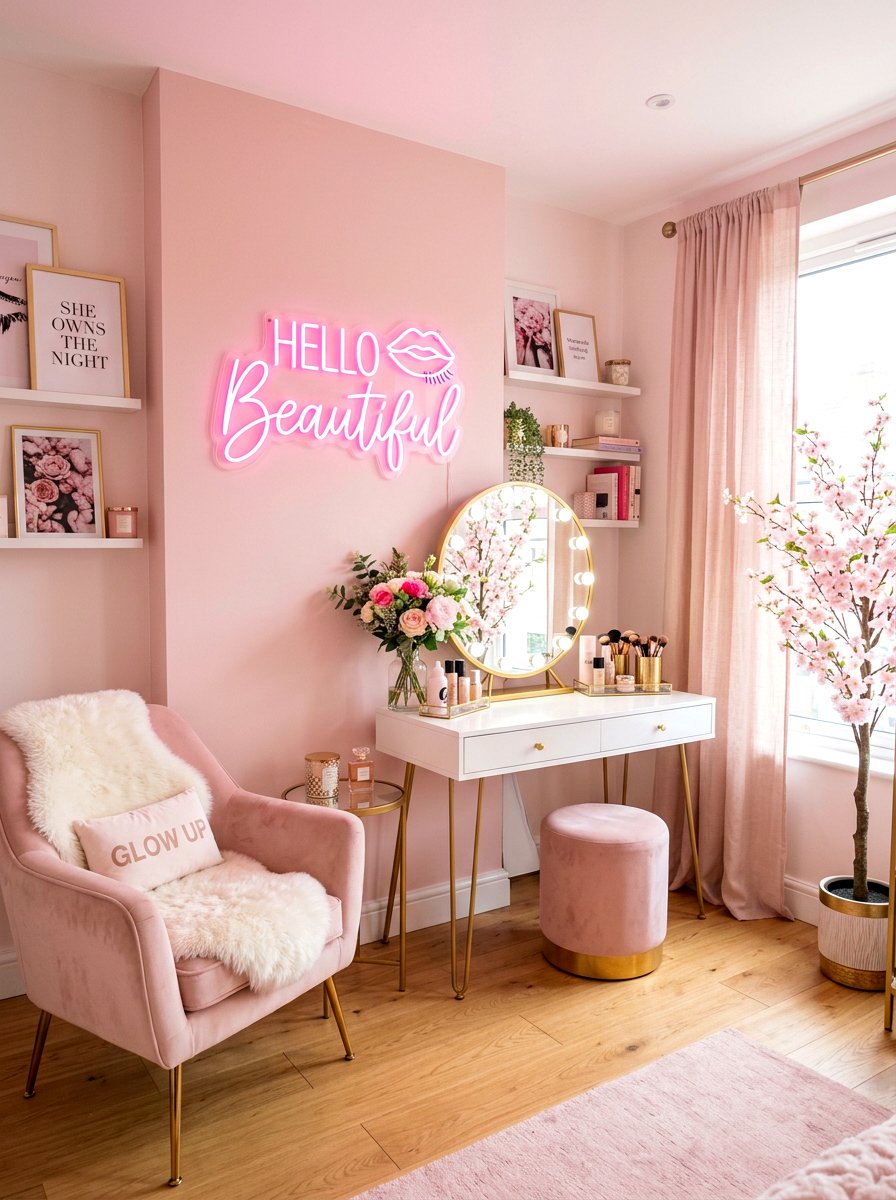 30 Beauty Room Ideas for a Stunning Vanity Setup You'll Love