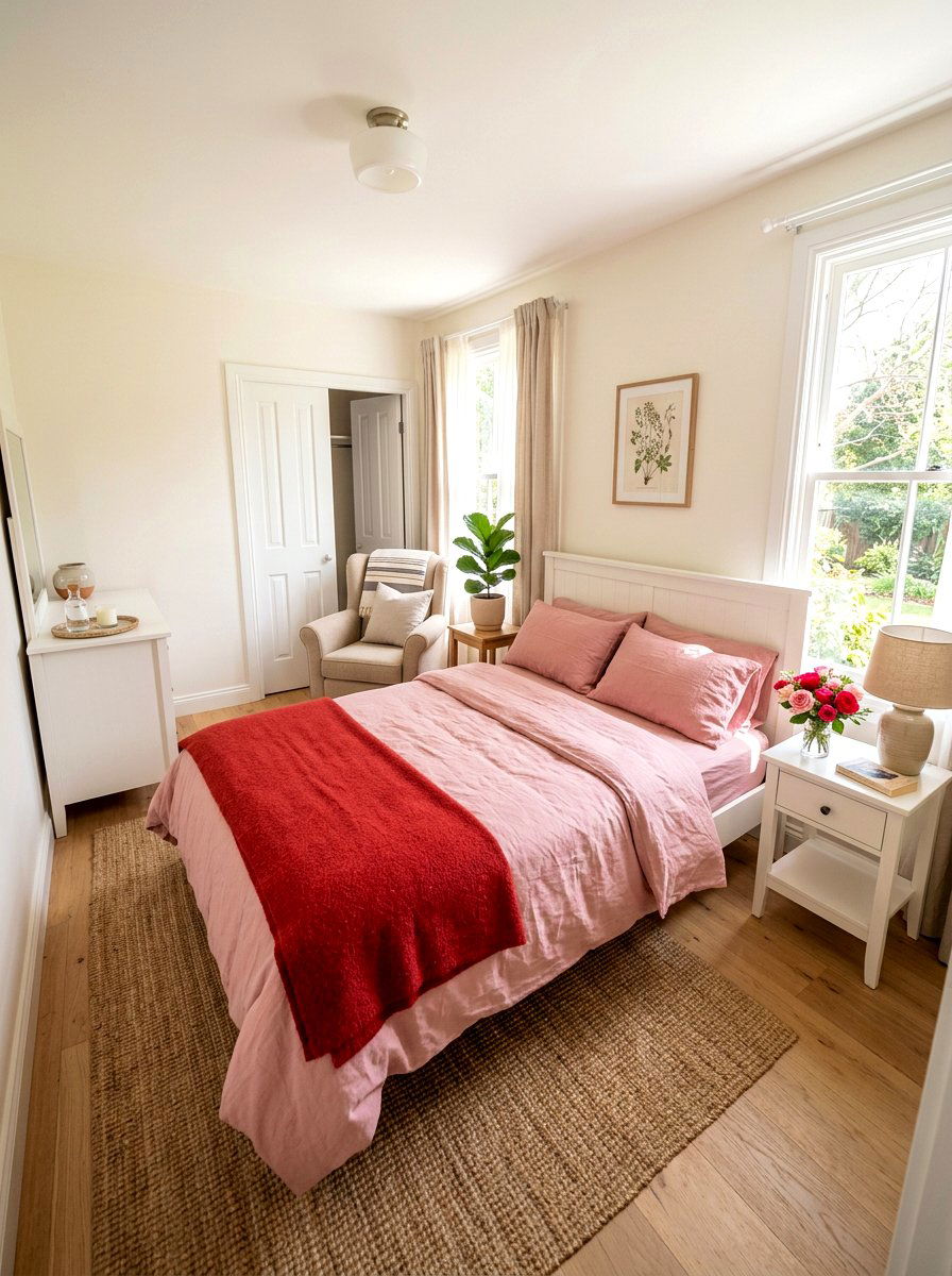 30 pink and red home decor ideas for a Bold, Dreamy Look
