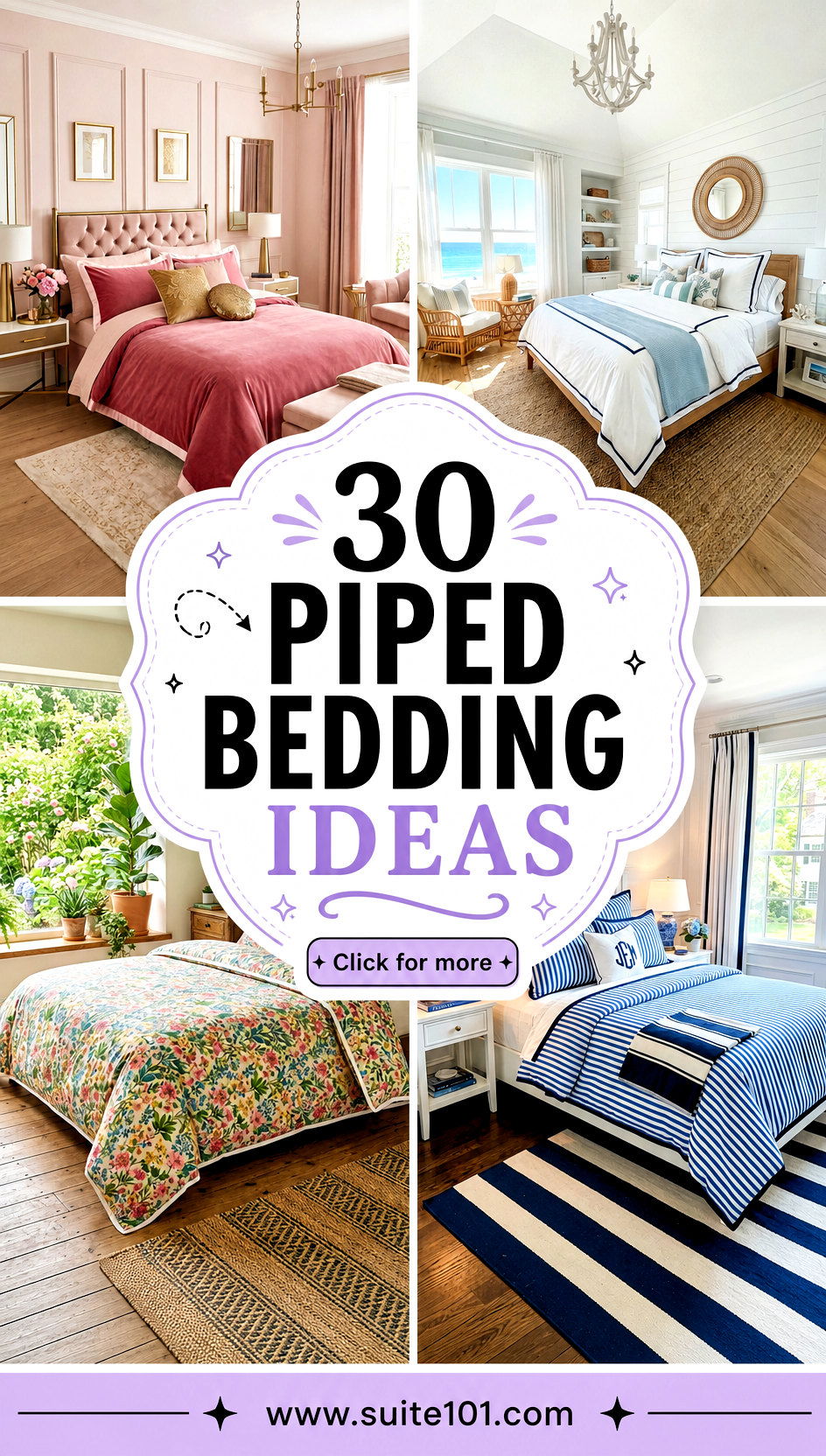 Piped Bedding Ideas 30 Trim-Tastic Upgrades for Your Bed - Piped Bedding Ideas: 30 Trim-Tastic Upgrades for Your Bed