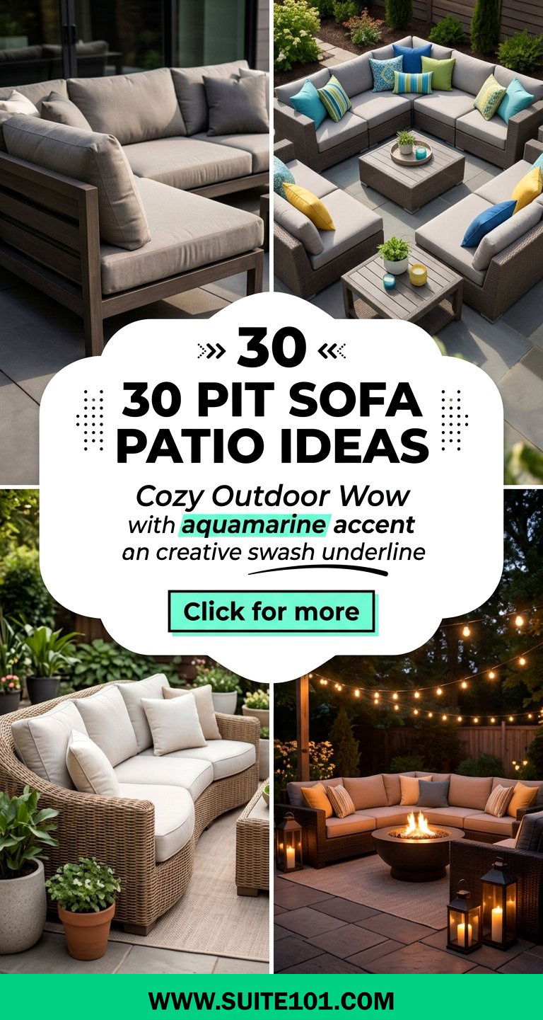 Pit Sofa Patio Ideas 30 Cozy Outdoor Seating Setups That Wow - Pit Sofa Patio Ideas: 30 Cozy Outdoor Seating Setups That Wow