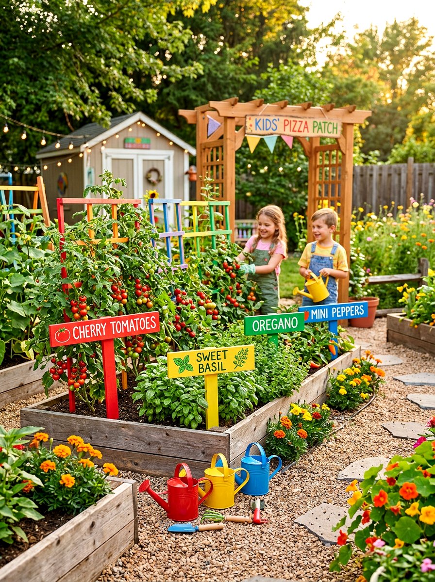 Pizza Garden For Kids - 30 pizza garden ideas