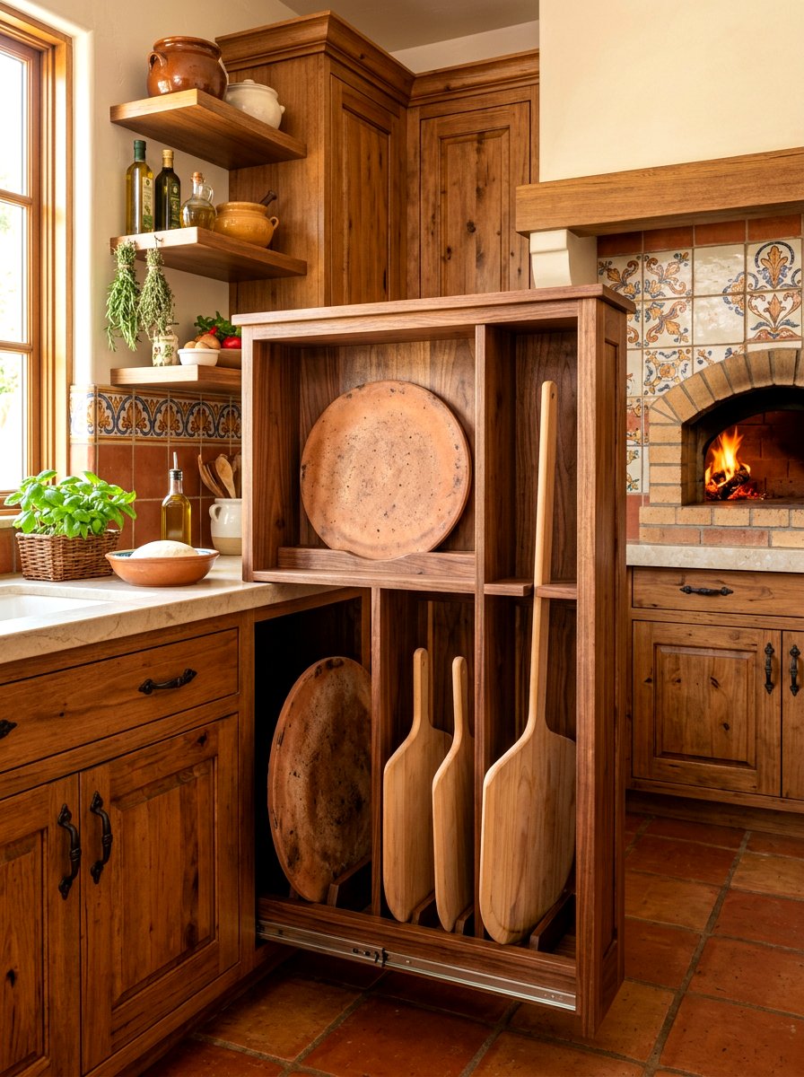 Pizza stone cabinet divider - 30 tray divider cabinet ideas