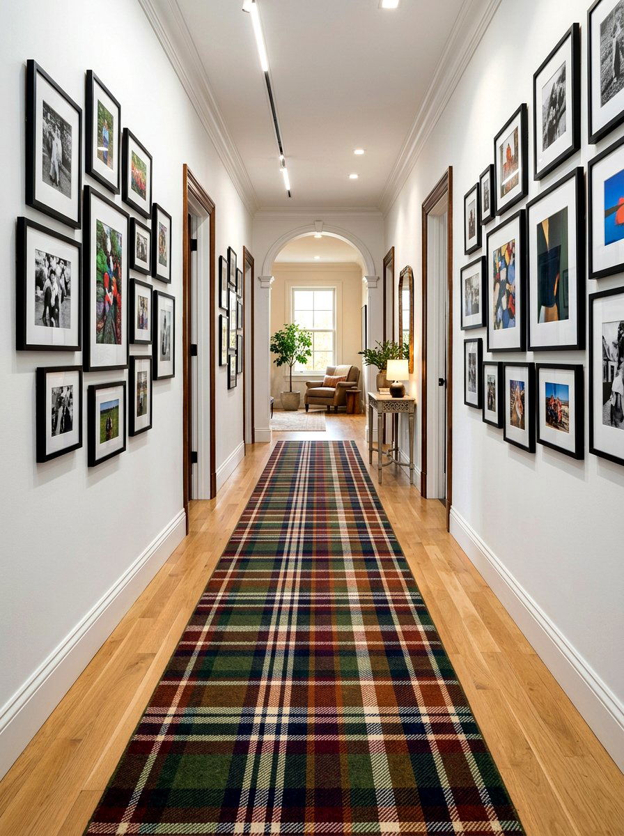 Plaid Hallway Gallery - 30 plaid decor ideas