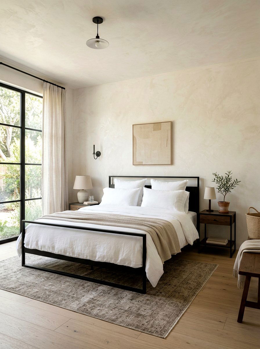 Plaster Finish Bedroom - 30 quiet luxury master bedroom ideas