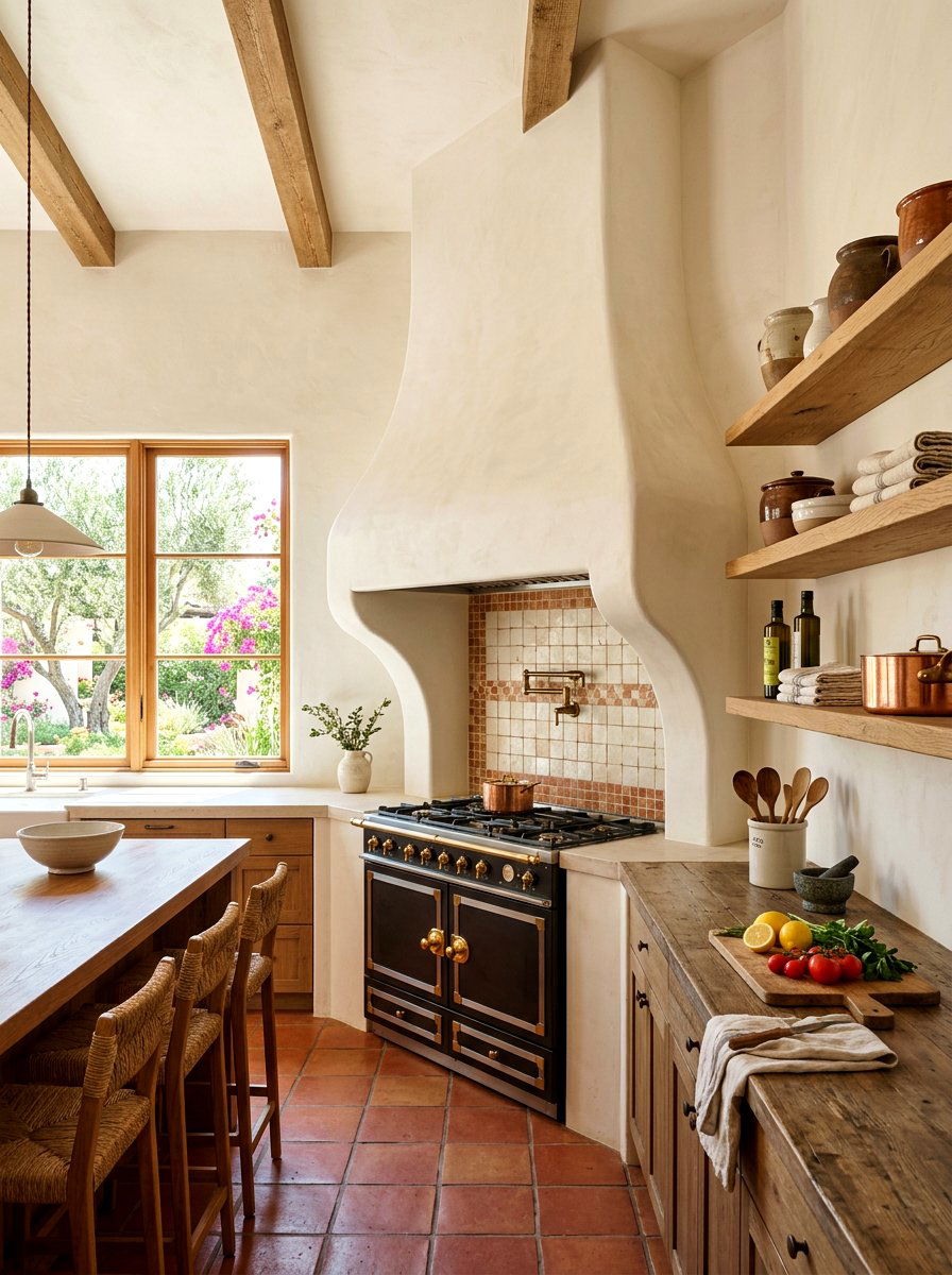 Plaster Vent Hood - 30 range hood design ideas