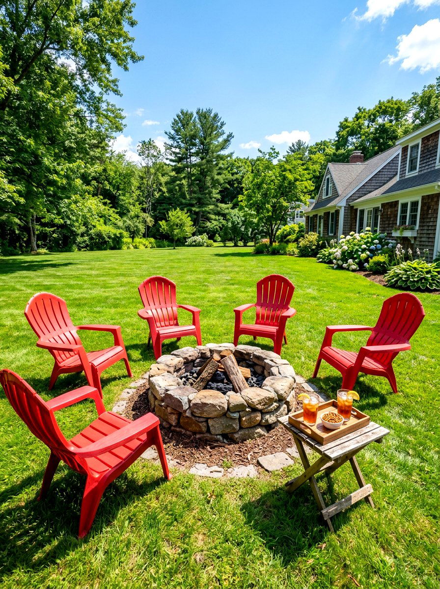 Plastic Adirondack Chairs - 30 patio date night ideas