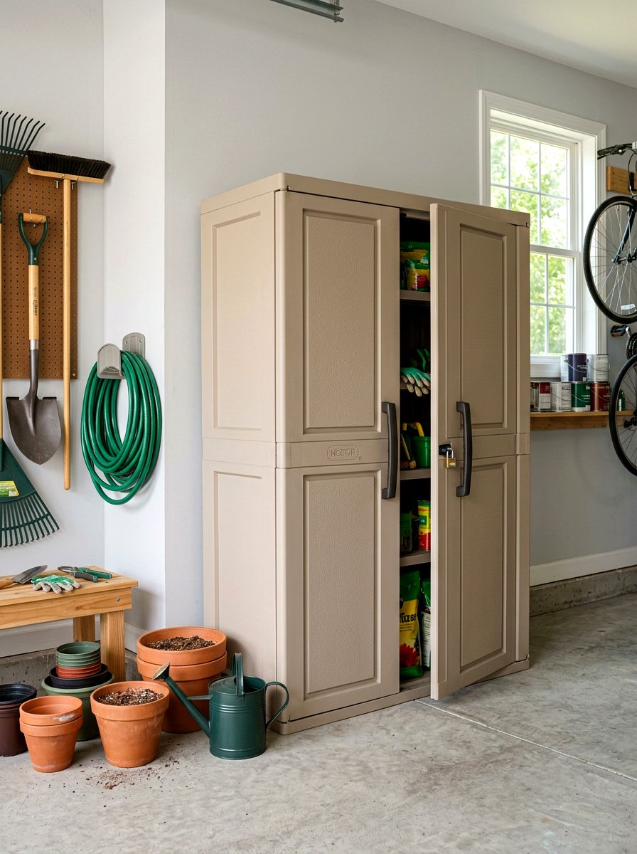 Plastic Garage Cabinet - 30 garage cabinet ideas