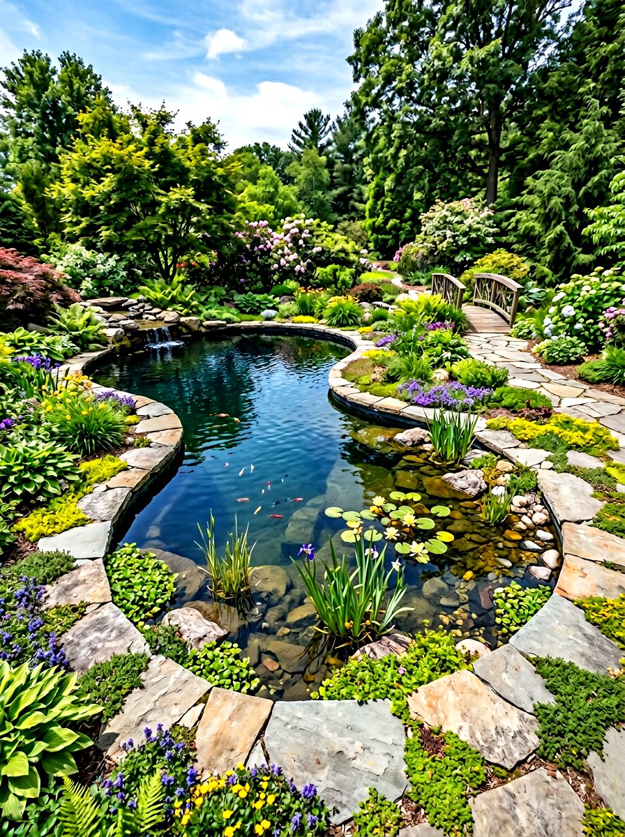 Plastic Liner Pond - 30 frog pond ideas