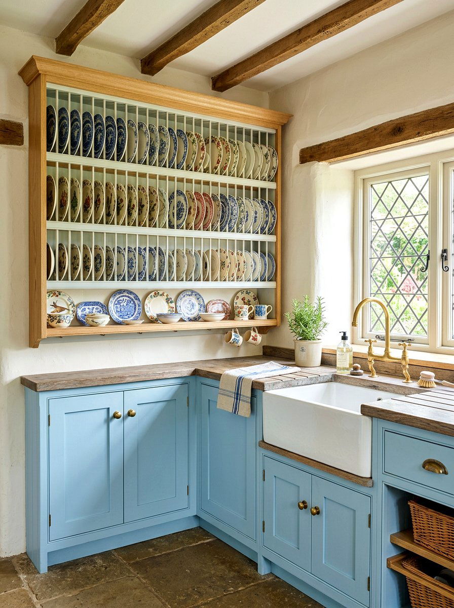 Plate Rack Kitchen - 30 old world kitchen ideas