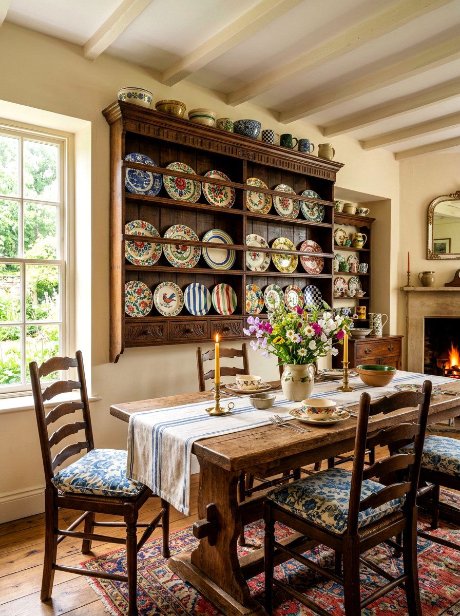 Plate Rack Wall - 30 dish display ideas