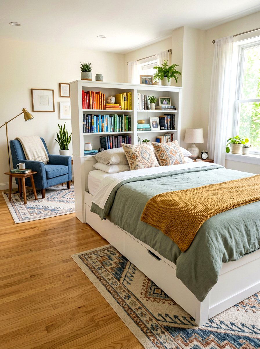 Platform Bed With Bookcase - 30 platform bed ideas