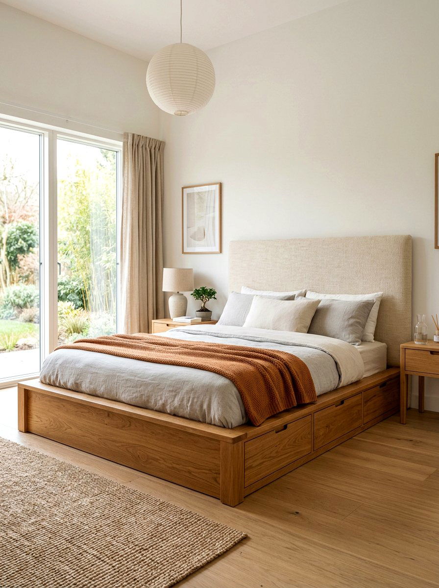 Platform Bed - 30 cozy compartmentalized home ideas