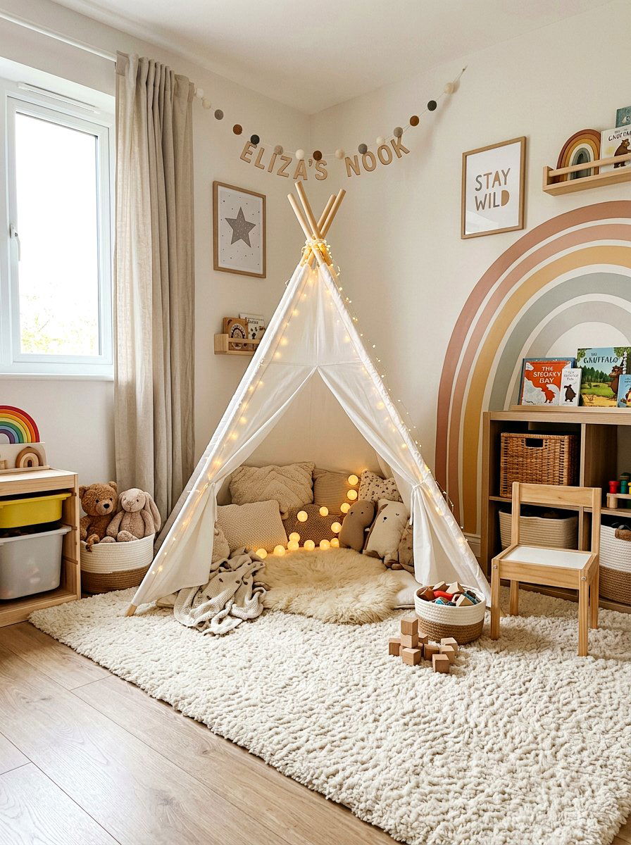 Play Tent - 30 toy library playroom ideas