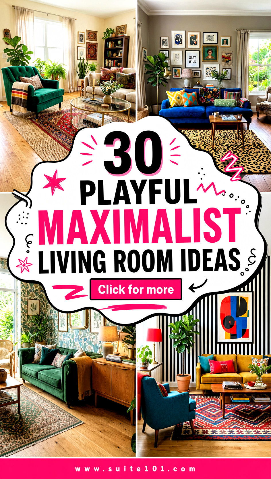 Playful Maximalist Living Room Ideas 30 Colorful Ways to Go Big - Playful Maximalist Living Room Ideas: 30 Colorful Ways to Go Big