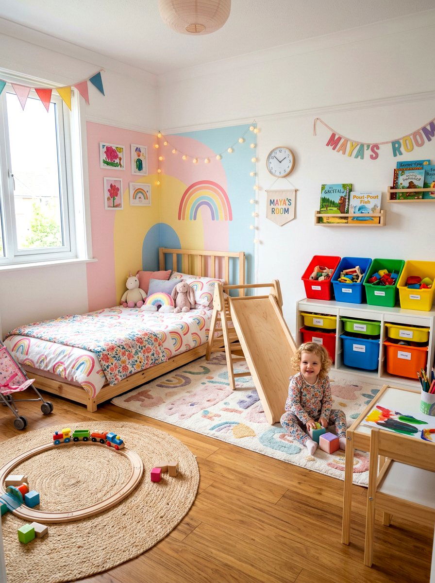 Playful Toddler Girl Bedroom - 30 girls bedroom decor ideas