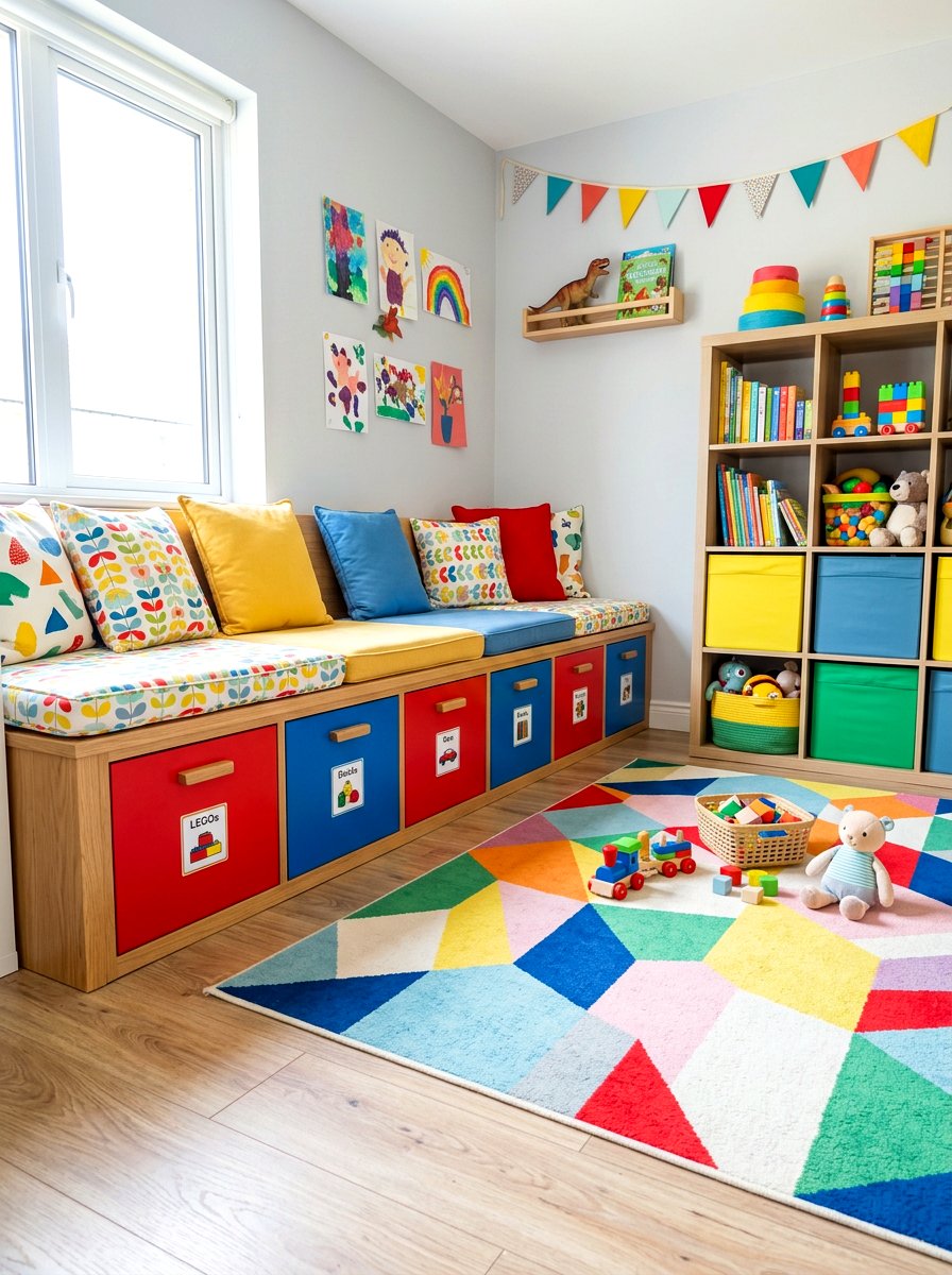 Playroom Banquette Storage Drawers - 30 banquette storage drawers ideas