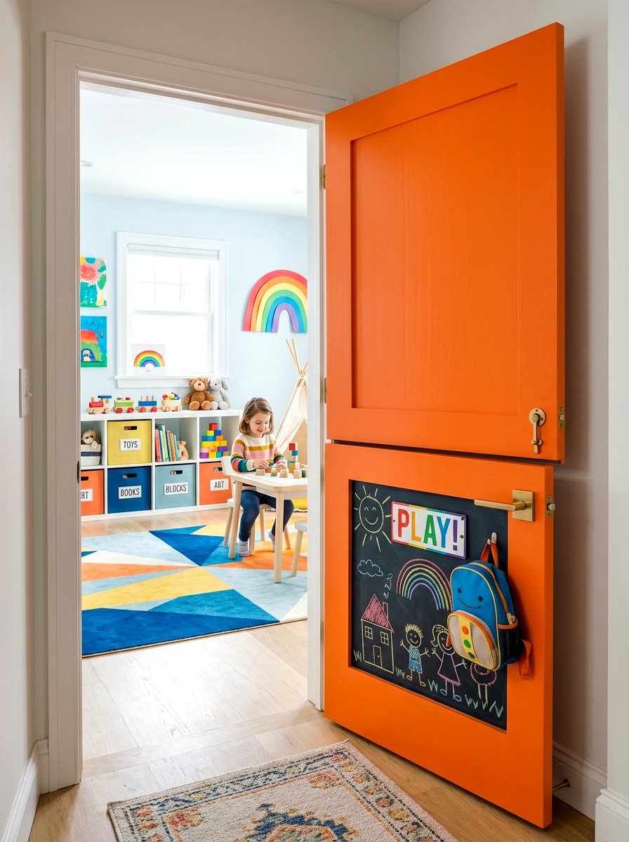 Playroom Dutch Door - 30 Dutch door ideas