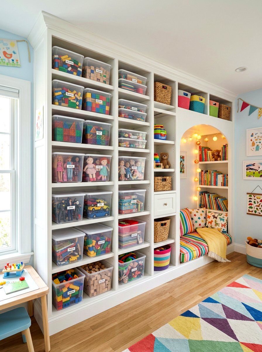 Playroom Toy Closet - 30 kids closet ideas