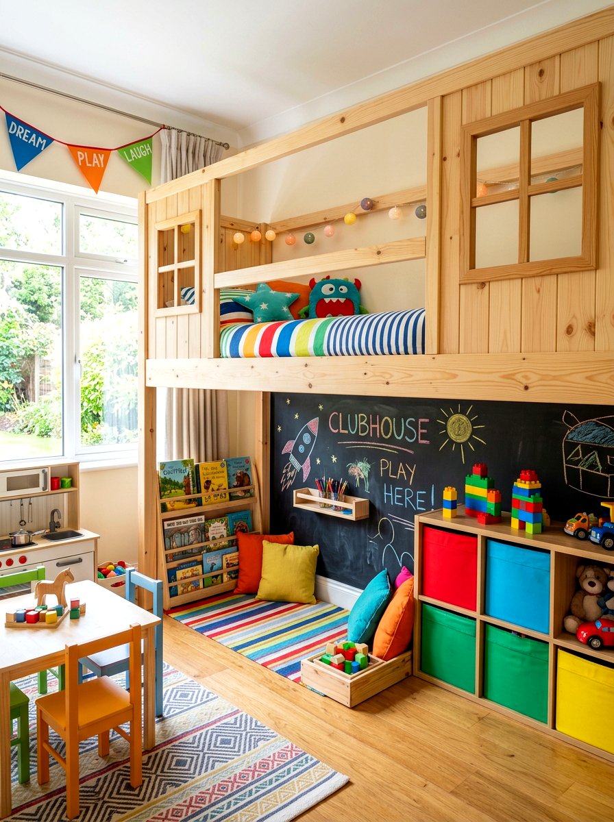 Playroom loft bed - 30 loft bed ideas