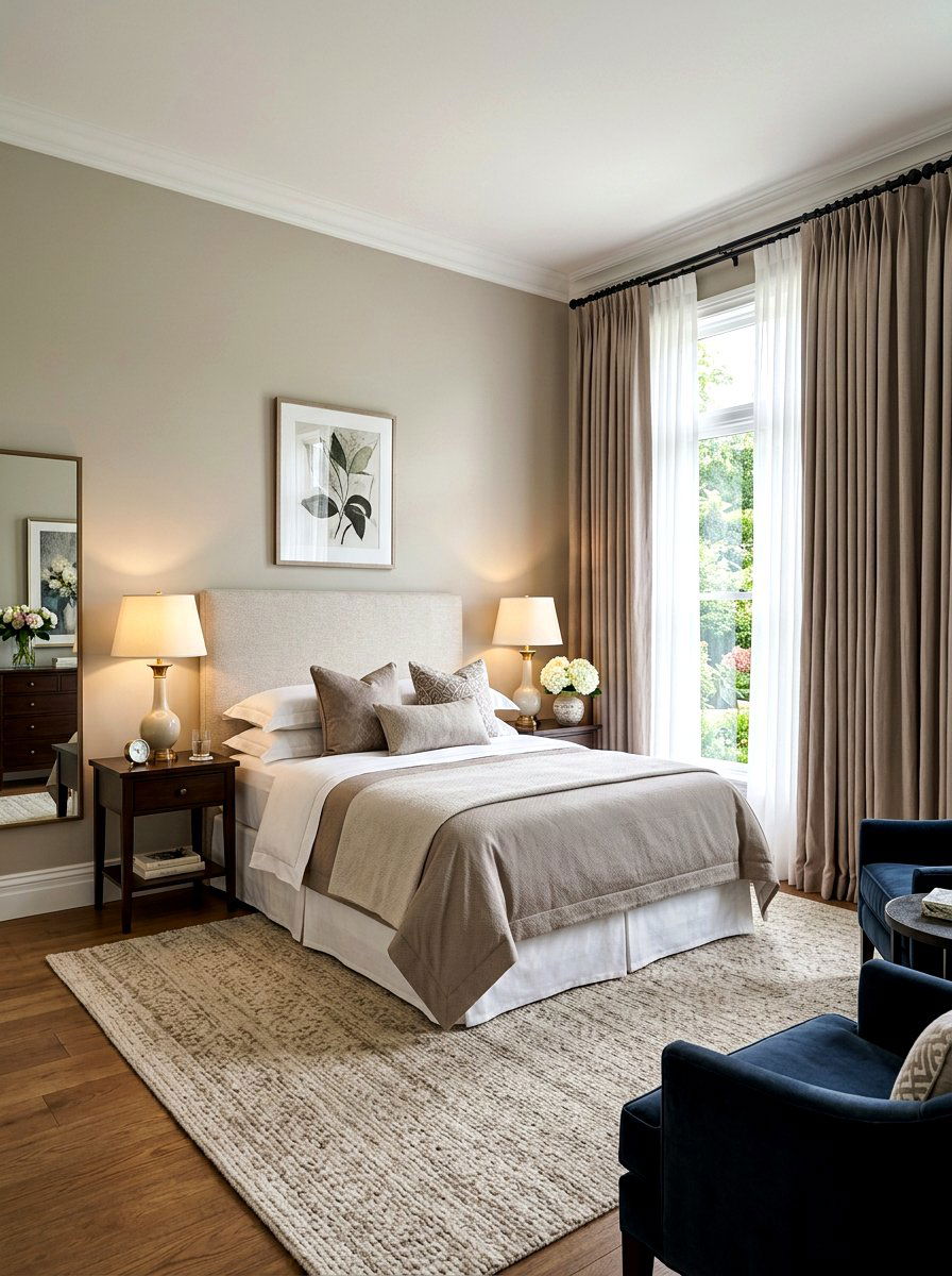 Pleated Drapes And Sheers - 30 curtain layering ideas