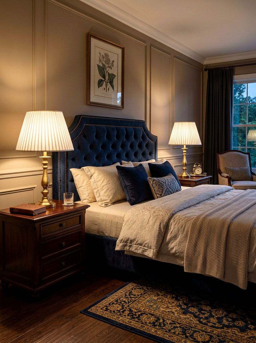 Pleated Fabric Lampshades - 30 frilly bedroom ideas