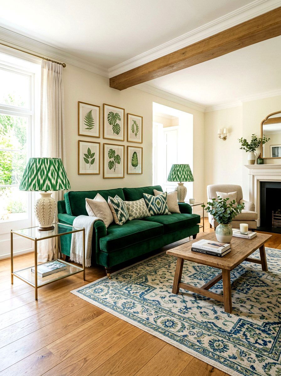 Pleated Lampshade - 30 grandmillennial decor ideas
