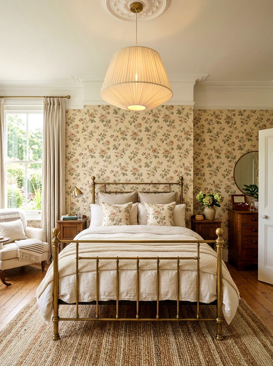 Pleated Shade Bedroom Pendant - 30 oversized pendant lighting ideas