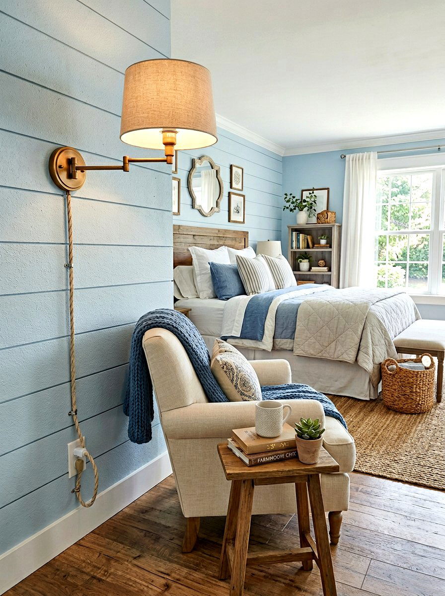 Plug In Sconce - 30 bedside lighting ideas