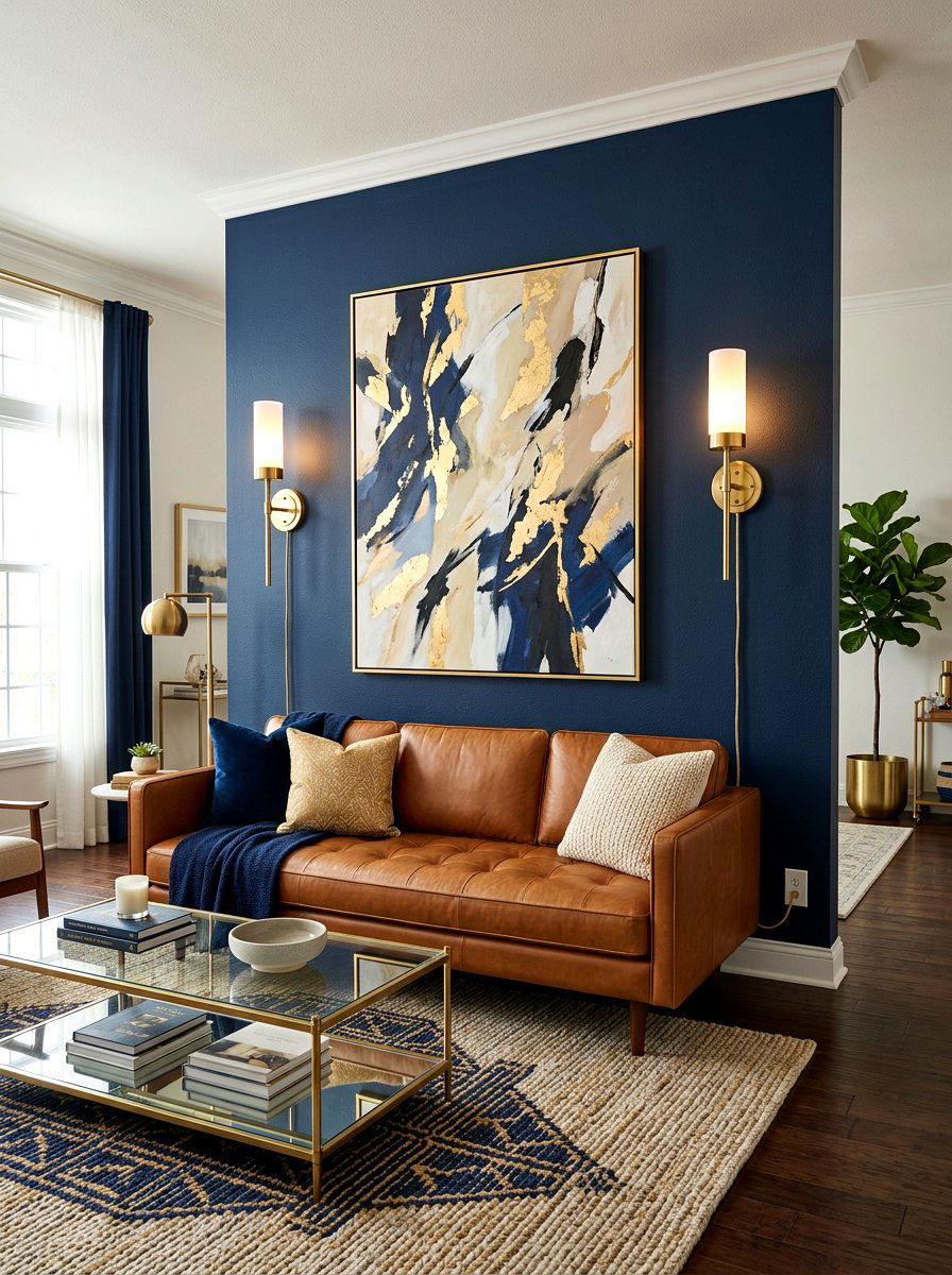 Plug In Sconce - 30 no overhead light living room ideas