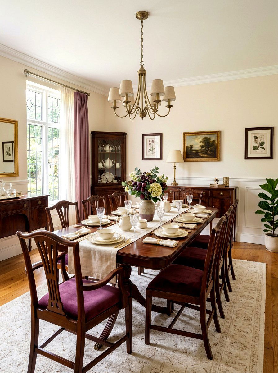 Plum And Cream Dining Room - 30 plum dining room ideas