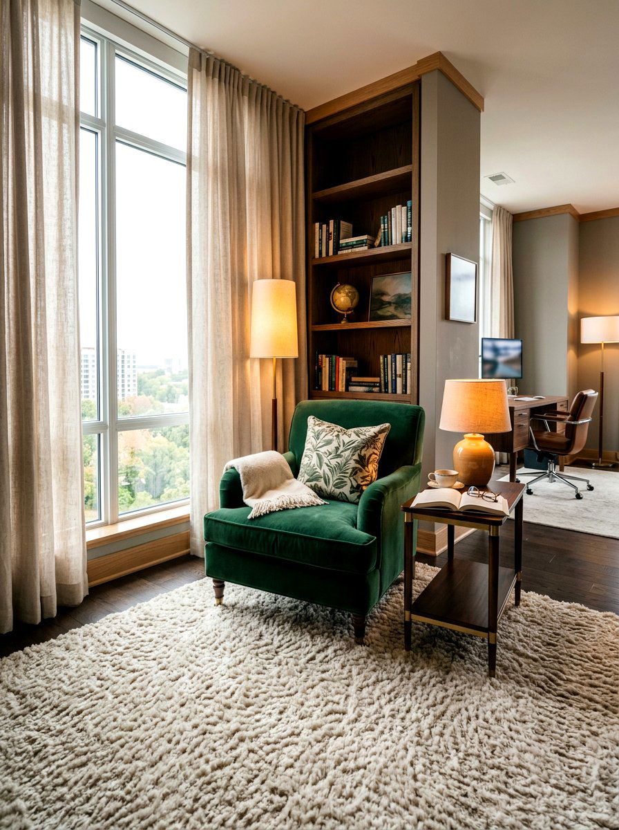 Plush Shag Office Rug - 30 office rug ideas