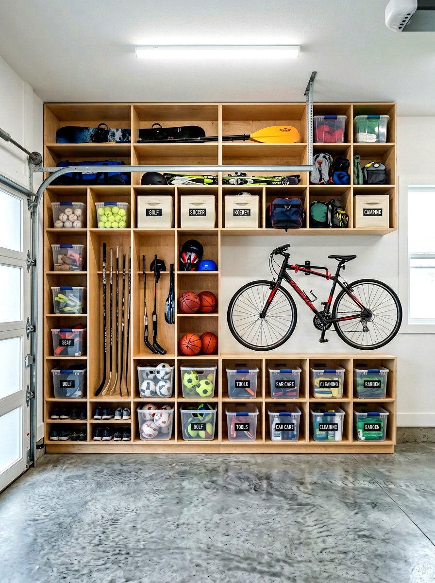 Plywood Garage Storage - 30 garage shelving ideas
