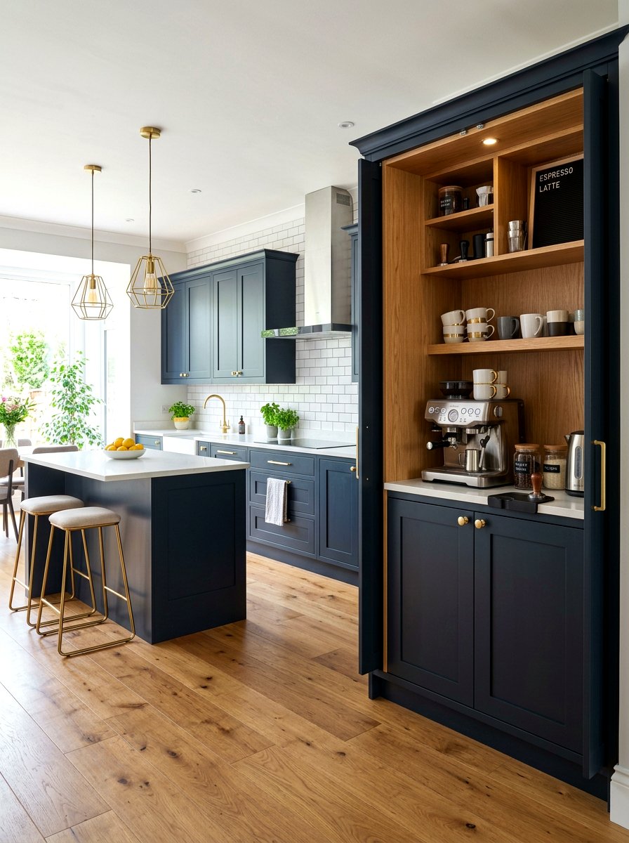 Pocket Door Storage - 30 appliance garage ideas
