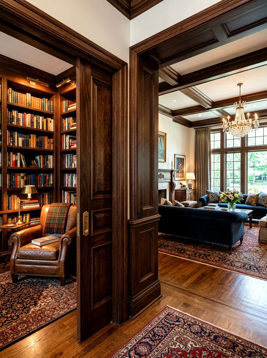 Pocket Door System - 30 semi open floor plan ideas