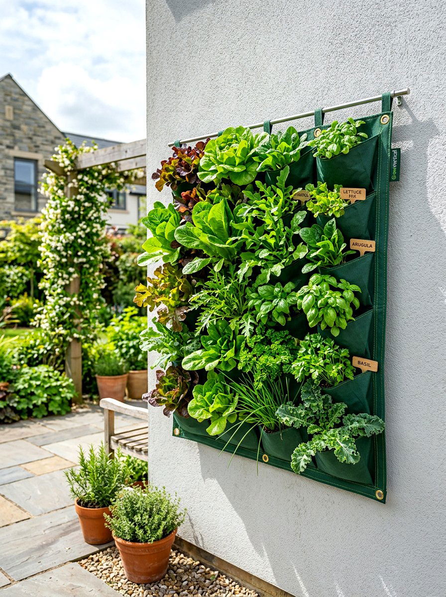 Pocket Vegetable Garden - 30 easy vegetable garden ideas