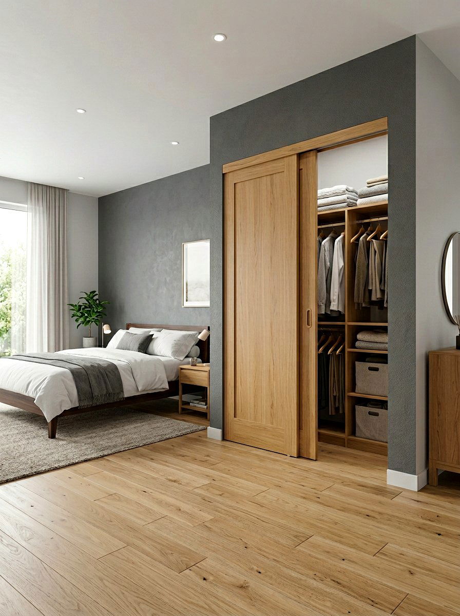 Pocket closet doors - 30 bedroom closet door ideas