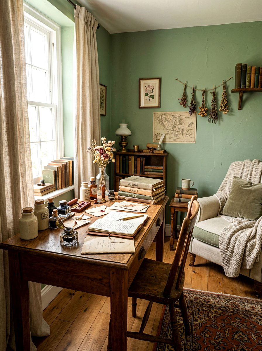 Poetcore Writing Space - 30 author office ideas