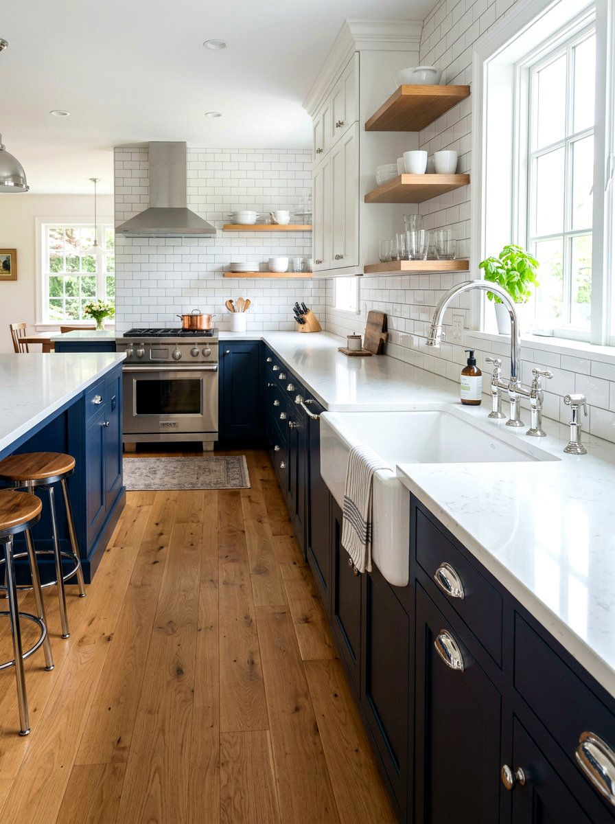 Polished Chrome Kitchen Faucet - 30 kitchen faucet finish ideas