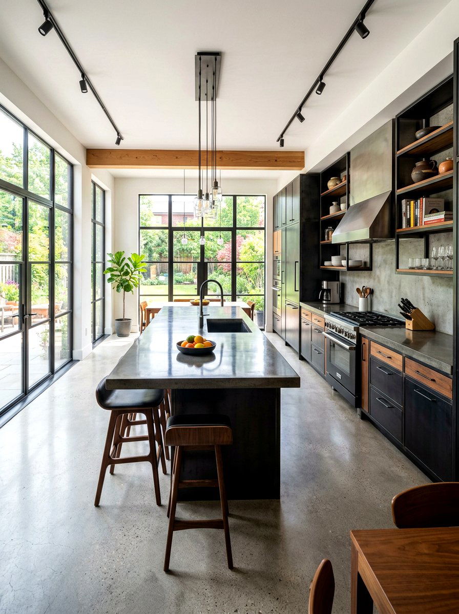 Polished Concrete Surface - 30 reflective decor ideas