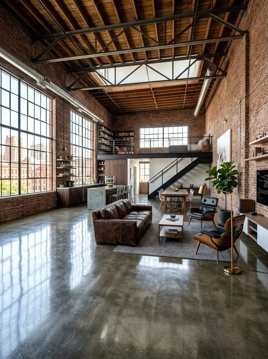 Polished Concrete Surface - 30 high gloss decor ideas