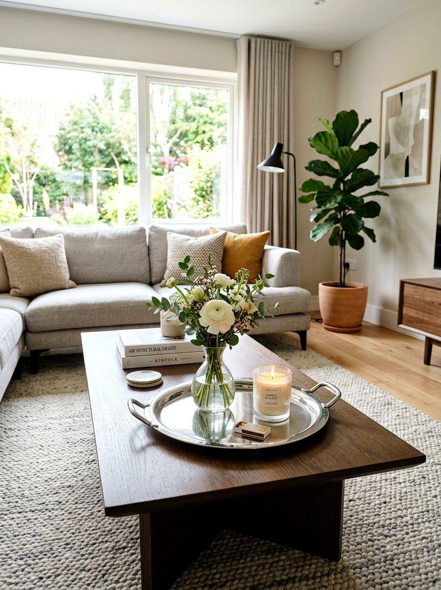 Polished Metal Serving Tray - 30 polished metal decor ideas