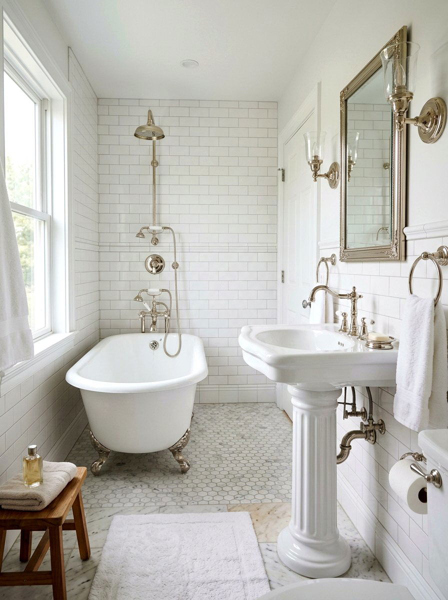 Polished Nickel Bathroom - 30 bathroom hardware finish ideas