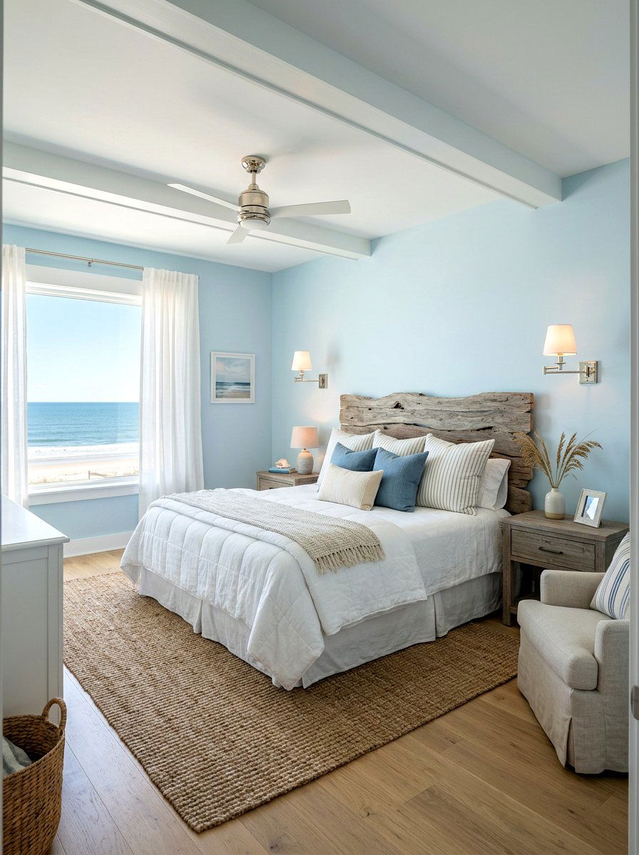 Polished Nickel Sconce - 30 bedside wall sconce ideas