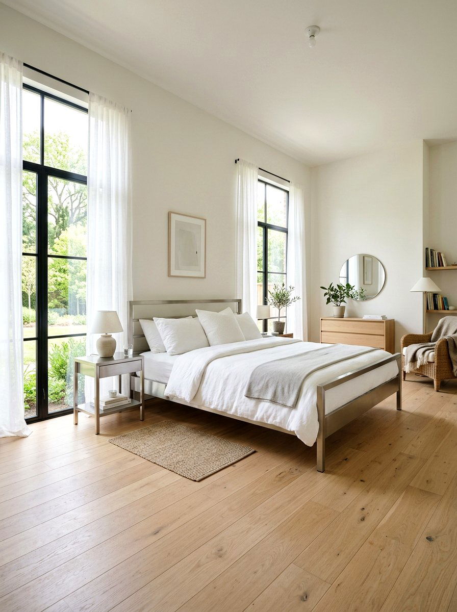 Polished Steel Bed Frame - 30 polished metal decor ideas