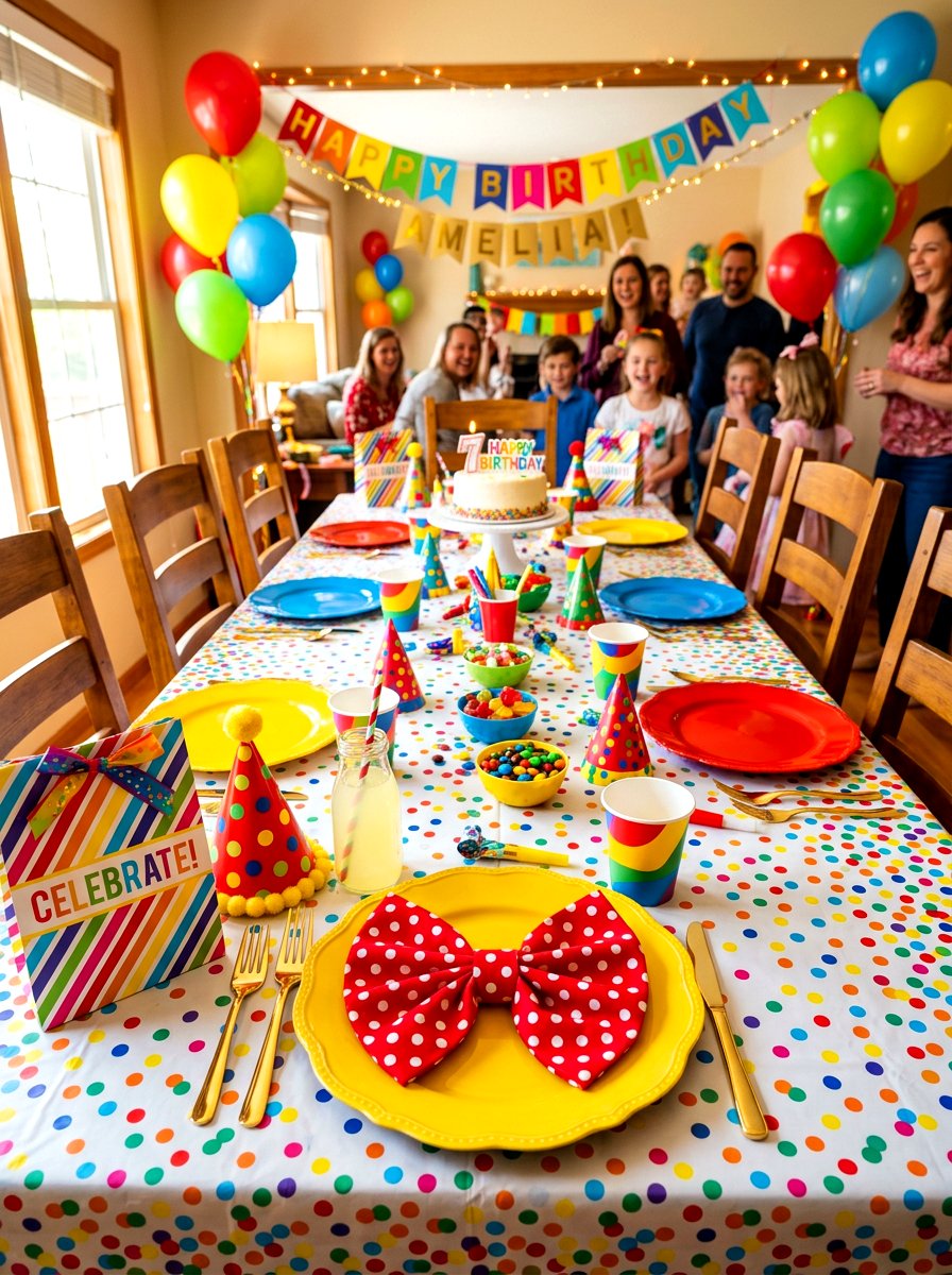 Polka Dot Napkin - 30 bow napkin ideas