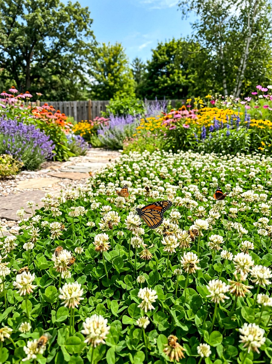 Pollinator Friendly Clover Garden - 30 clover backyard ideas
