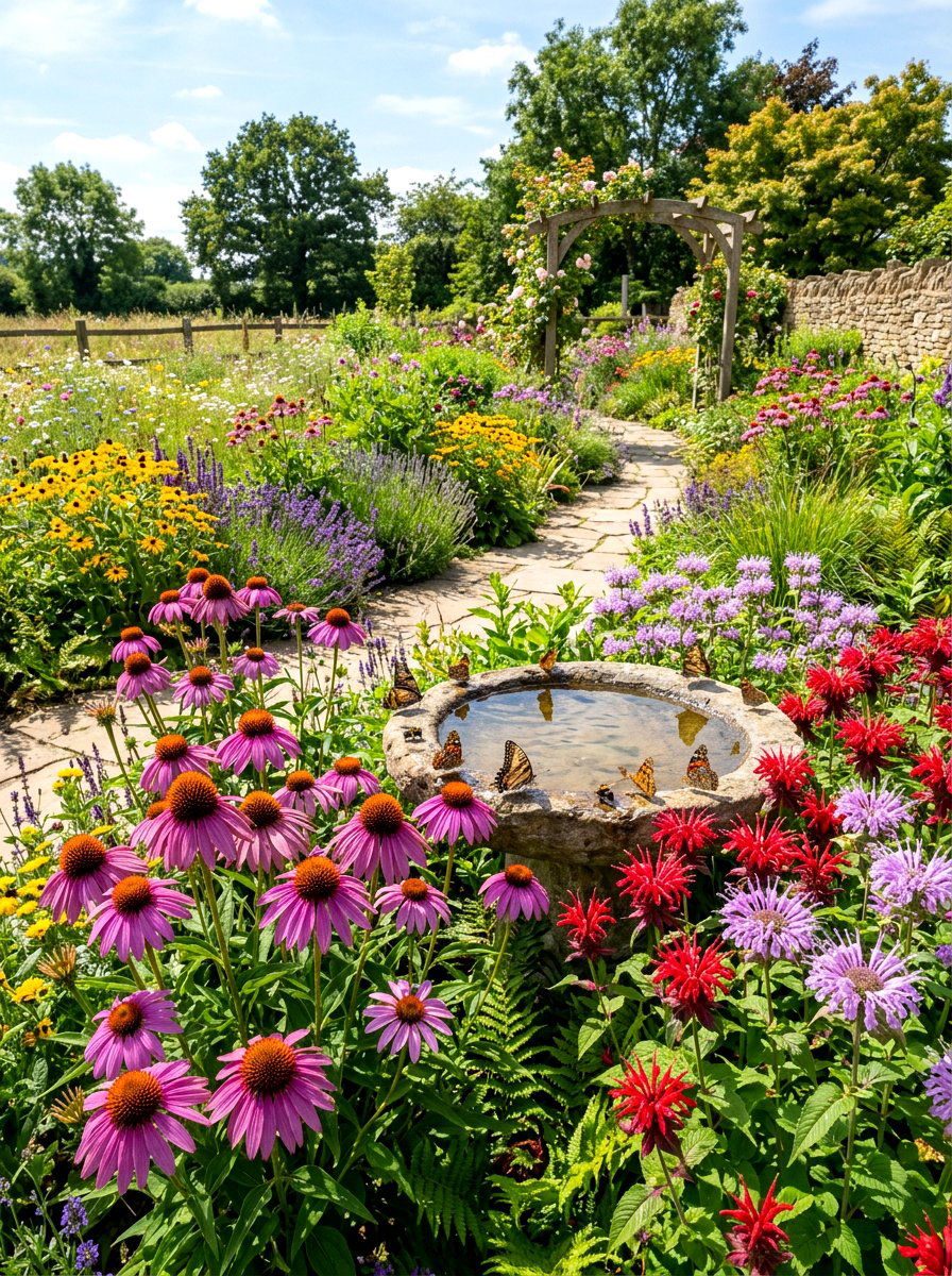 Pollinator Friendly Habitat - 30 summer garden ideas
