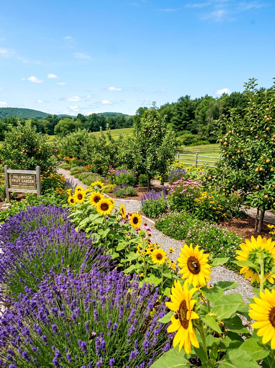 Pollinator Fruit Garden - 30 backyard orchard ideas